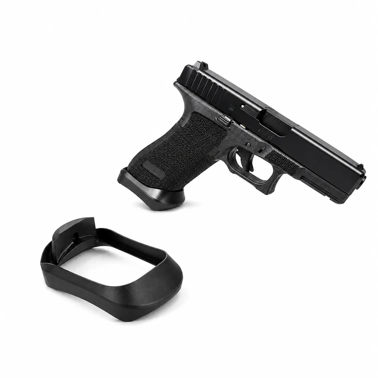 Embudo Magwell para Glock Gen 3 y Gen 4 – Aluminio CNC Negro