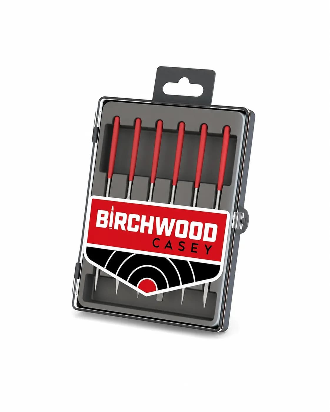 Set de 6 Limas de Precisión Birchwood Casey – Acero al Carbono con Estuche