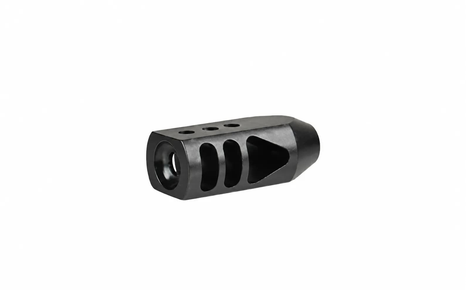 Compensador Tanker 9mm 1/2x28 TPI de Acero con Contratuerca