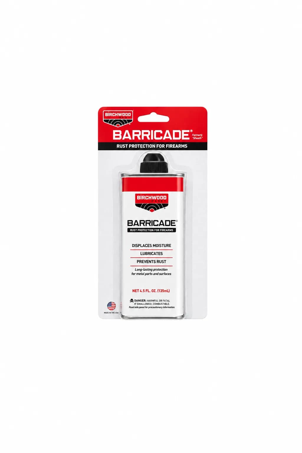 Birchwood Casey Barricade Rust Protection 135 ml – Lubricante y Protector Antióxido para Armas