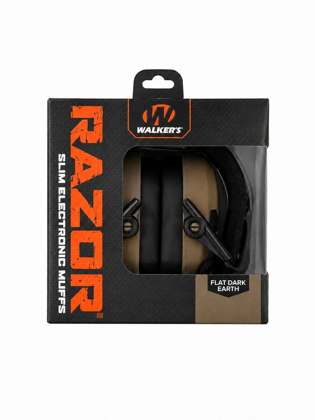 Walker's Razor Slim Electronic Muffs Flat Dark Earth (FDE)
