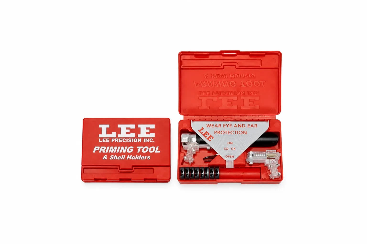 Lee Kit Colocador de Fulminantes Manual con Shell Holders – Priming Tool