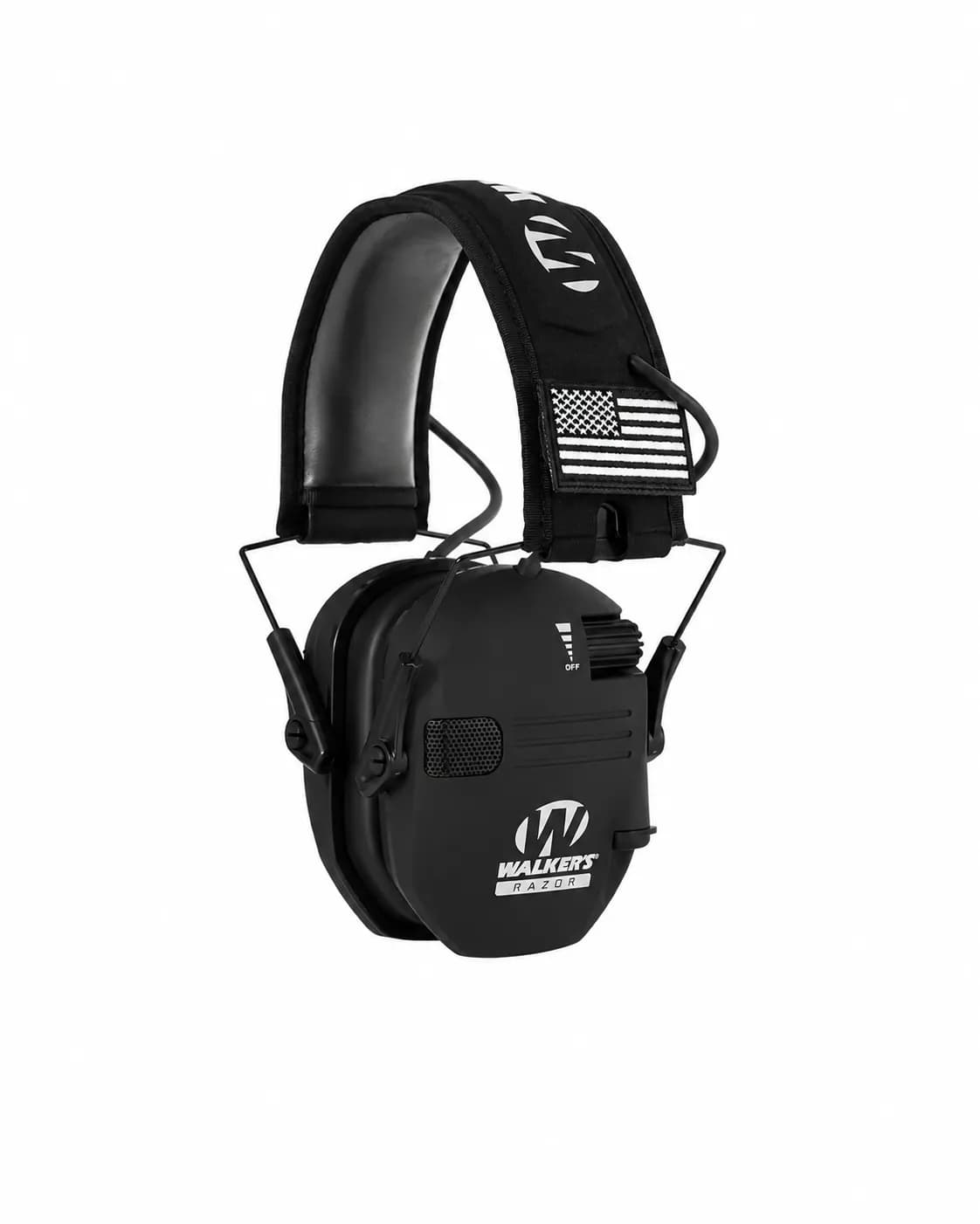 Auriculares Electrónico Walker’s Razor Slim Patriot Series NRR 23 dB – Negro