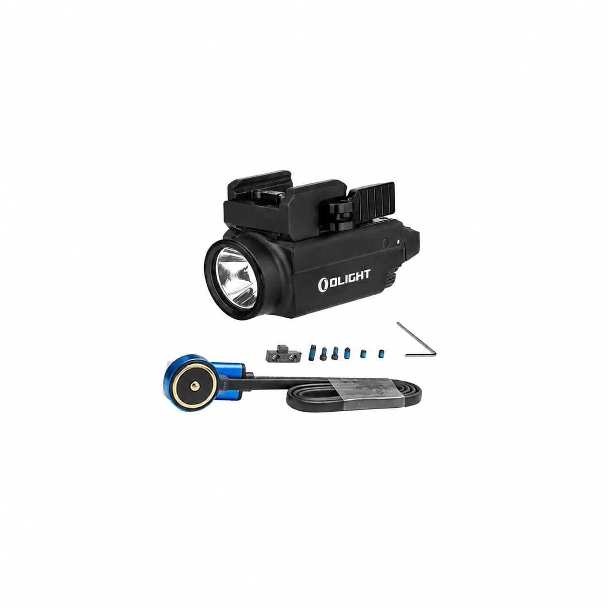 Linterna Táctica Olight Baldr S 800 Lúmenes con Láser Azul