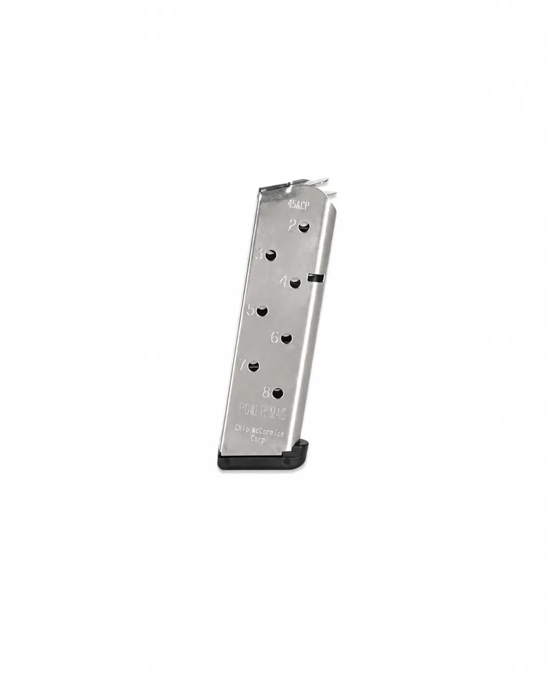 Cargador Chip McCormick Power Mag 1911 .45 ACP – 10 Cartuchos