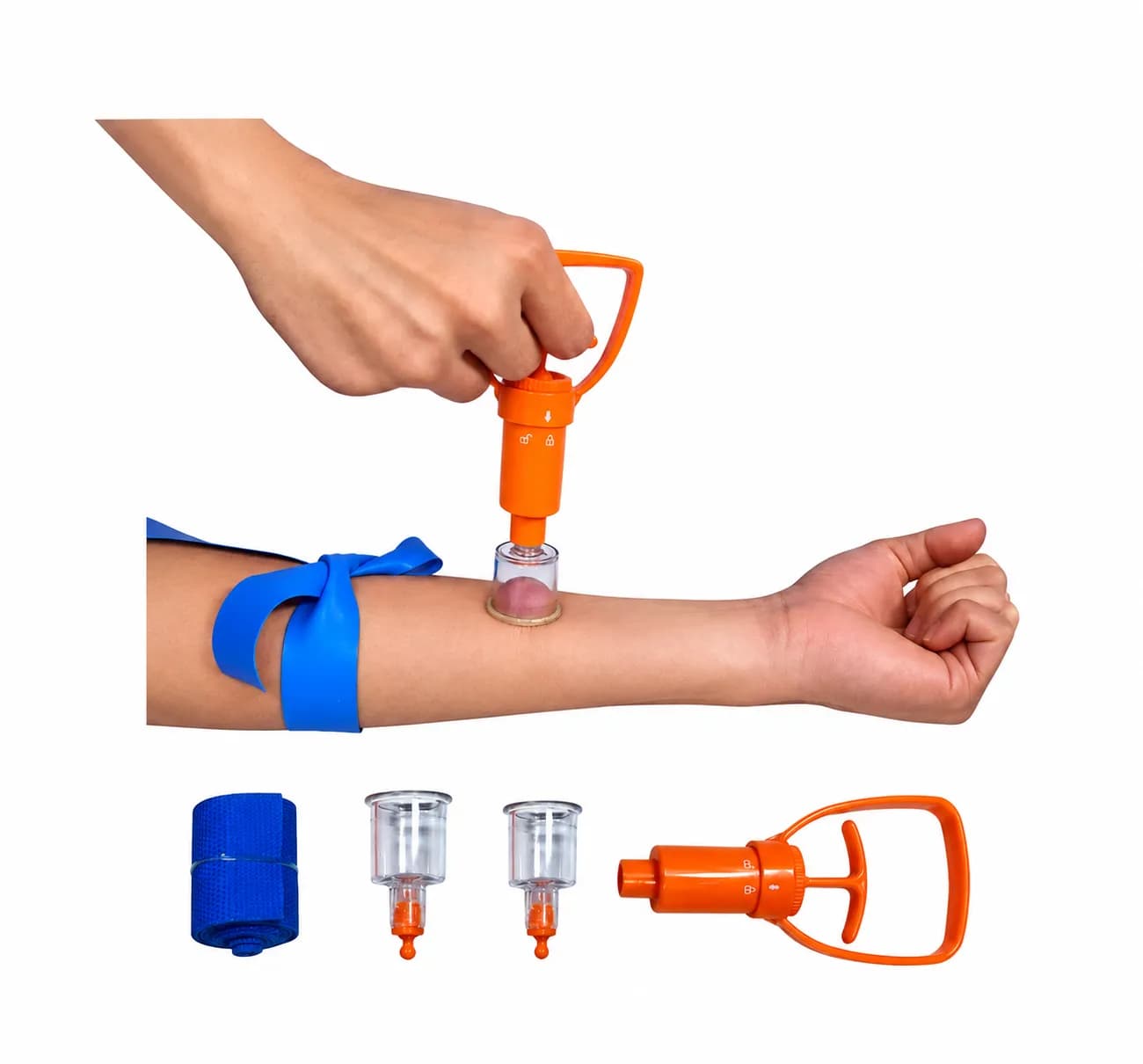 Extractor de Veneno por Succión al Vacío – Kit Portátil para Picaduras y Mordeduras