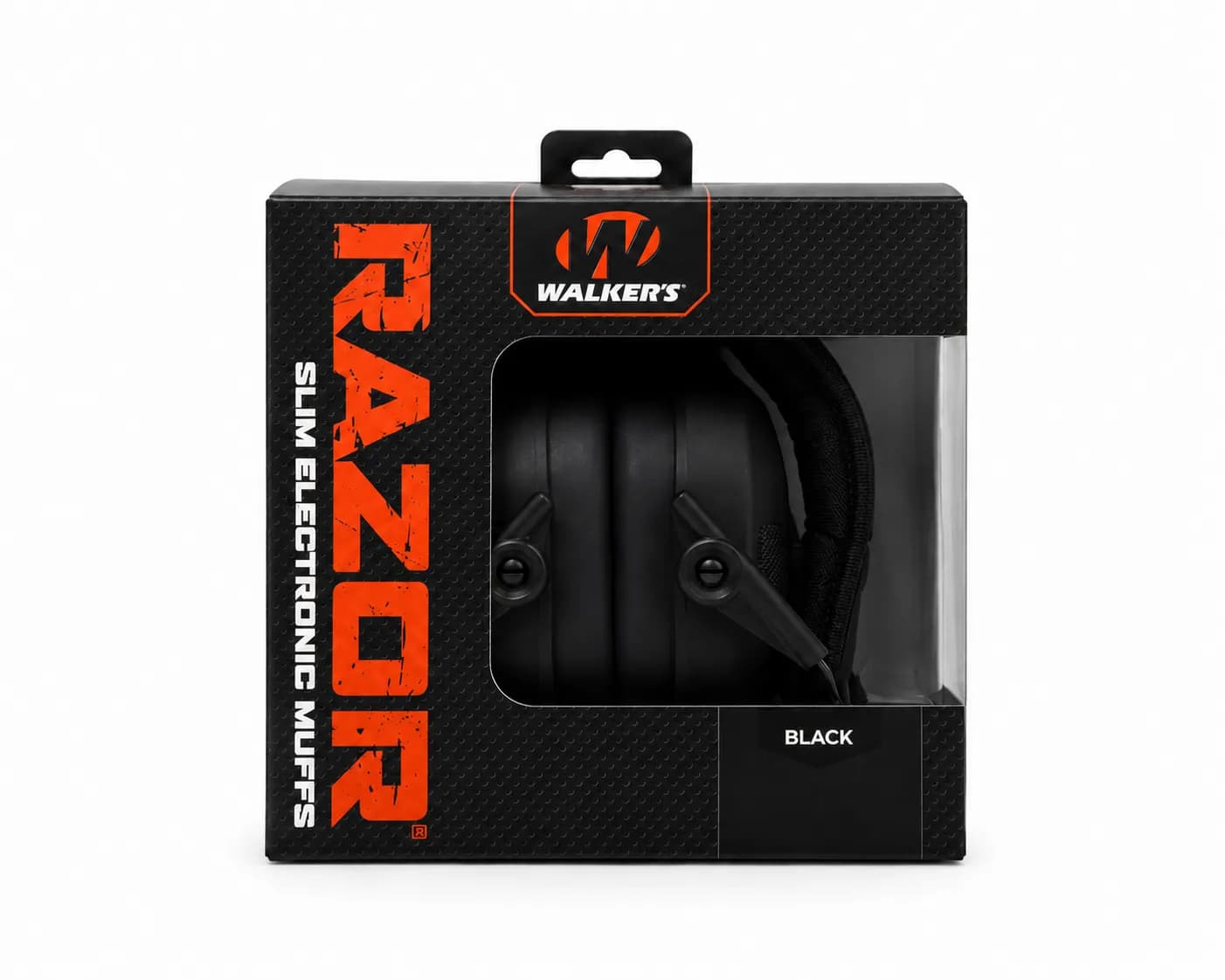 Walker's Razor Slim Electronic Muffs Black
