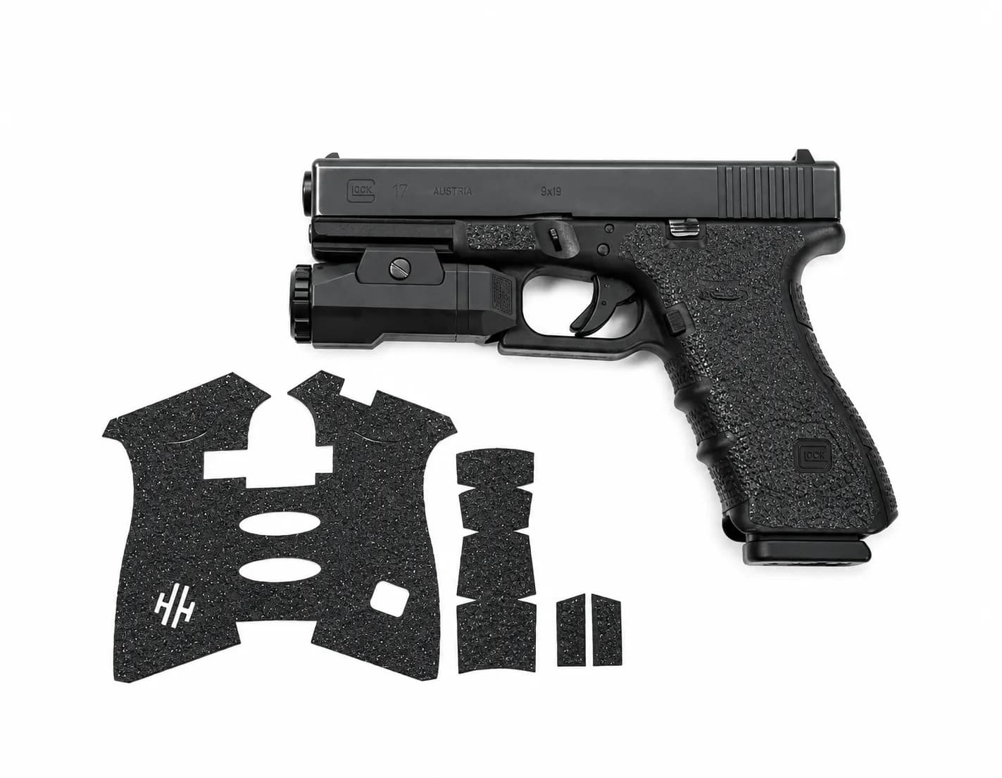 Grip Empuñadura de Lija Handleitgrips® para Glock 17 / 22 / 34 / 35 / 47 / 17L